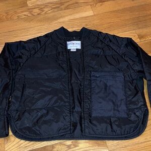 FLYING CROSS LAYERTECH THINSULATE ZIP-IN JACKET LINER 32700A BLACK LARGE